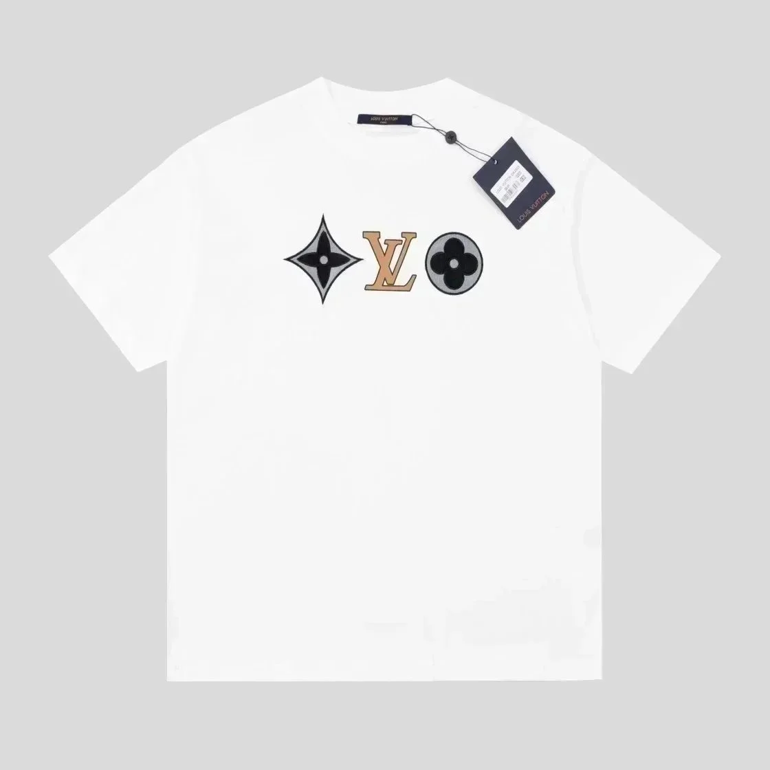Louis Vuitton Louis Vuitton Monogram White Embroidered T-Shirt White
