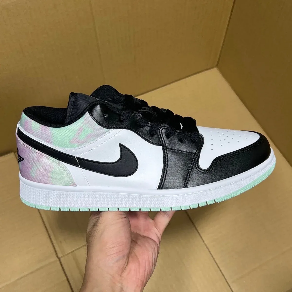 Jordan Jordan Air Jordan 1 Low Pastel Tie-Dye Sneakers Multicolor