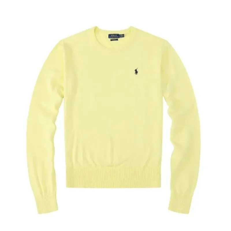 Polo Ralph Lauren Polo Ralph Lauren Light Yellow Polo Sweater Yellow - 1