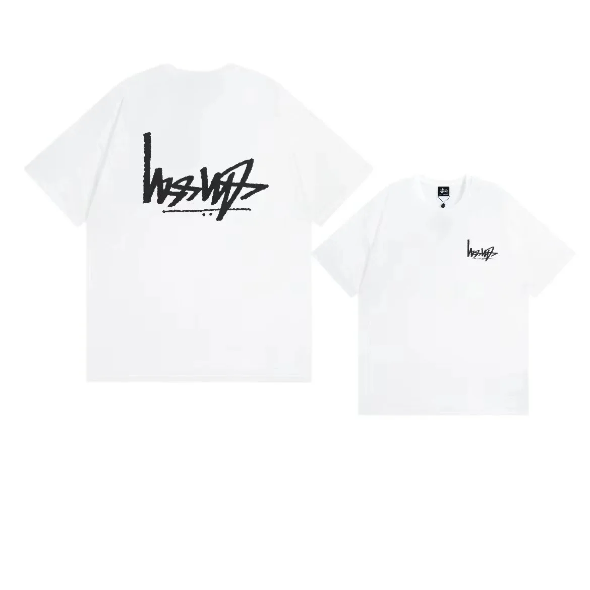 Stussy Stussy Stüssy Basic Logo White T-Shirt White - 1