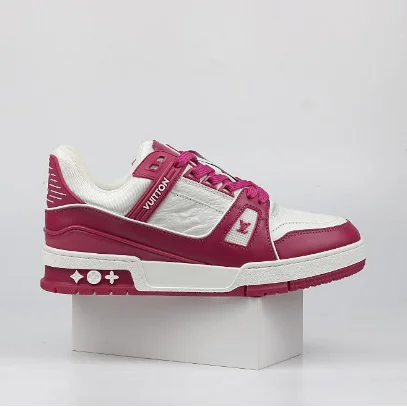 Louis Vuitton Louis Vuitton LV Trainer Pink/White Sneaker Pink