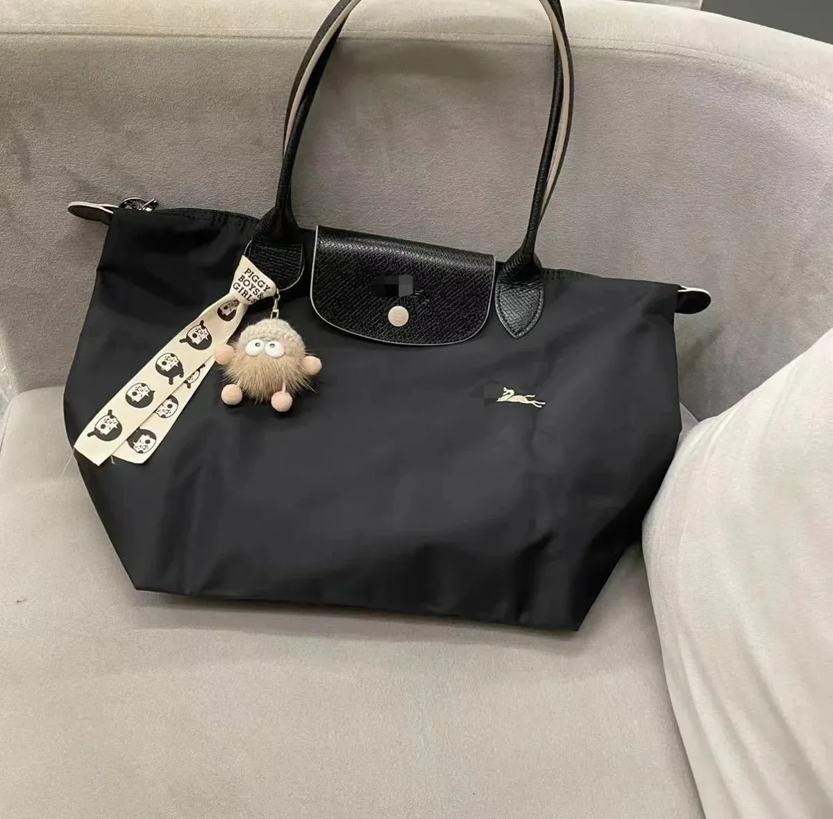 Longchamp Longchamp Le Pliage Anniversary Black Tote Bag Black - 1