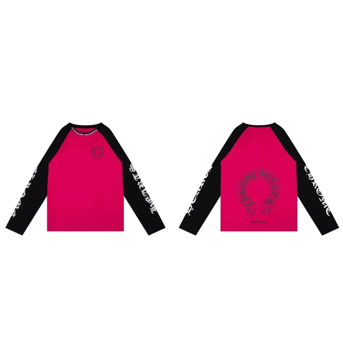 Chrome Hearts Chrome Hearts CH Black/Red Raglan T-Shirt Red