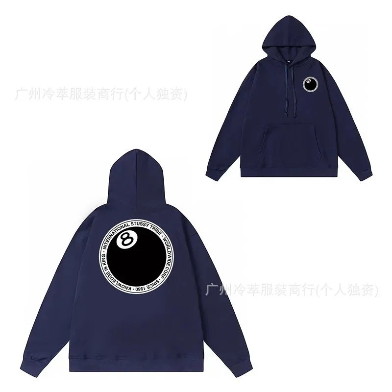 Stussy Stussy 8 Ball Navy Hoodie Navy - 1