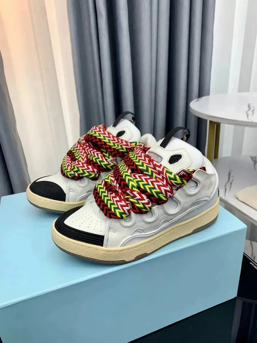 JW Anderson JW Anderson 01 White Multicolor Laces Sneakers White - 1