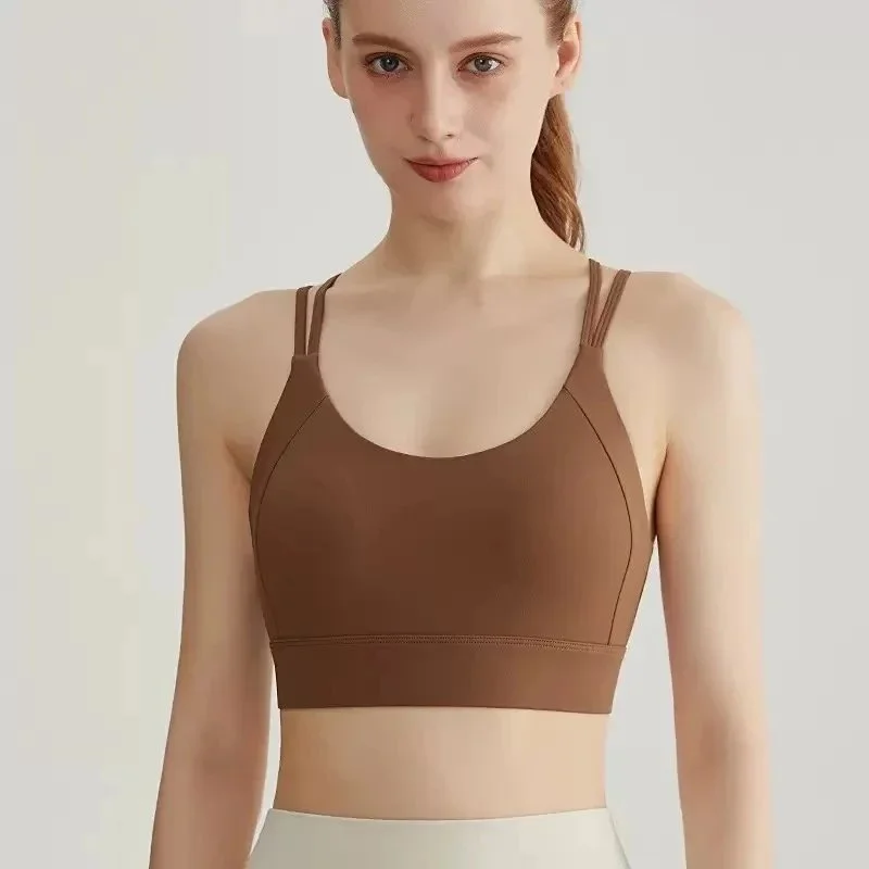 Other Coffee Brown Sports Bra Underwear Brown - 1