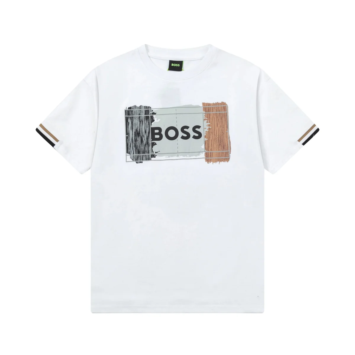 Hugo Boss Hugo Boss White BOSS Logo T-Shirt White - 1