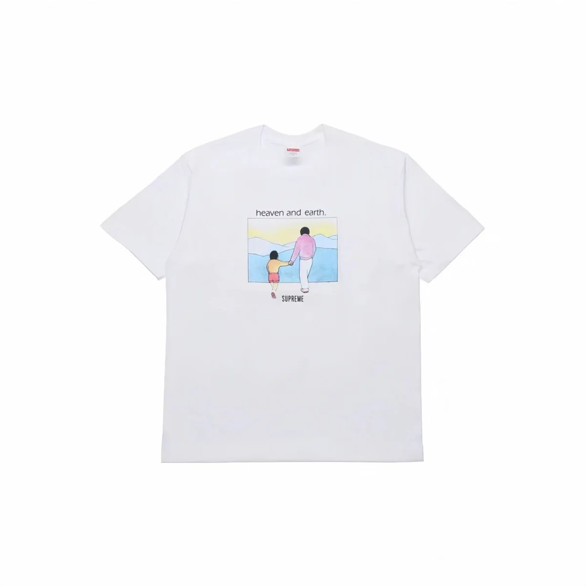 Supreme Supreme 'Heaven and Earth' White T-Shirt White - 1