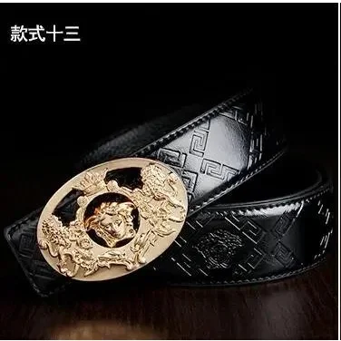 Other Black Gold Dragon Buckle Belt Black - 1