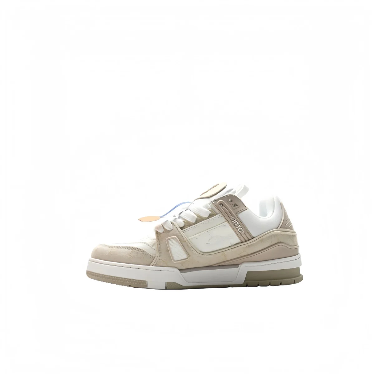 Other V-Beige Denim Sneaker | Streetwear Casual Footwear Beige - 1