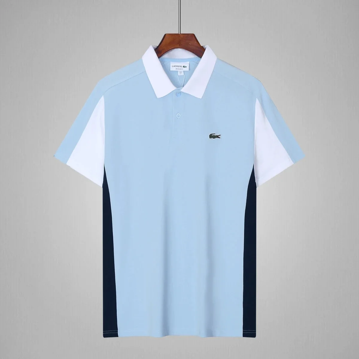 Lacoste Lacoste L.12.12 Color Block Polo Blue/White/Navy Blue