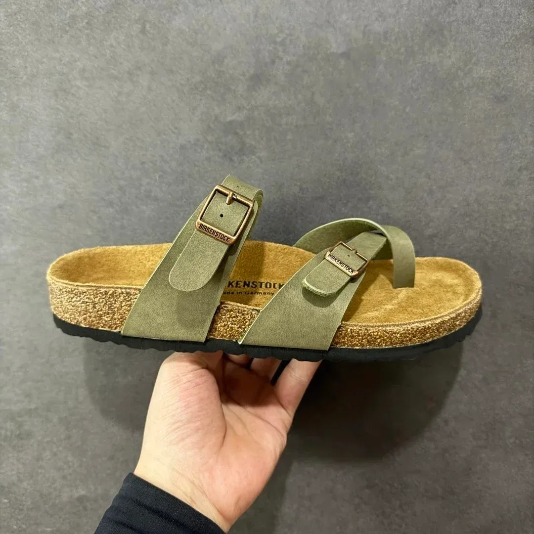 Birkenstock Birkenstock Arizona Olive Green Sandals Green