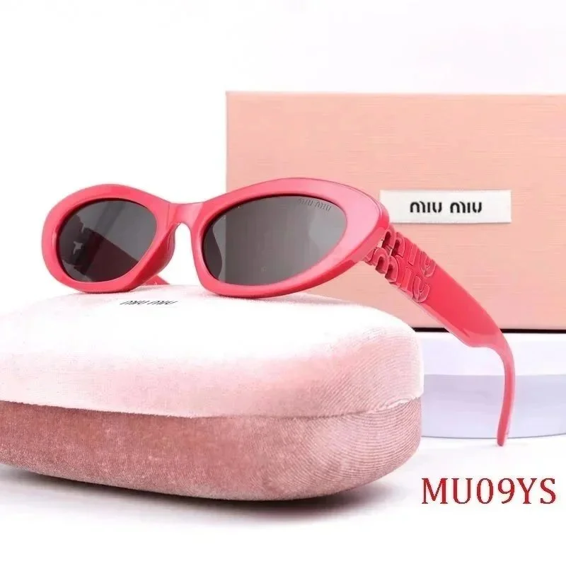 Miu Miu Miu Miu MU09YS Red Cat-Eye Sunglasses Red - 1