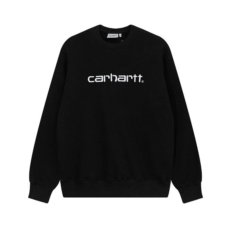 Carhartt Carhartt Black/White Logo Sweatshirt Black - 1
