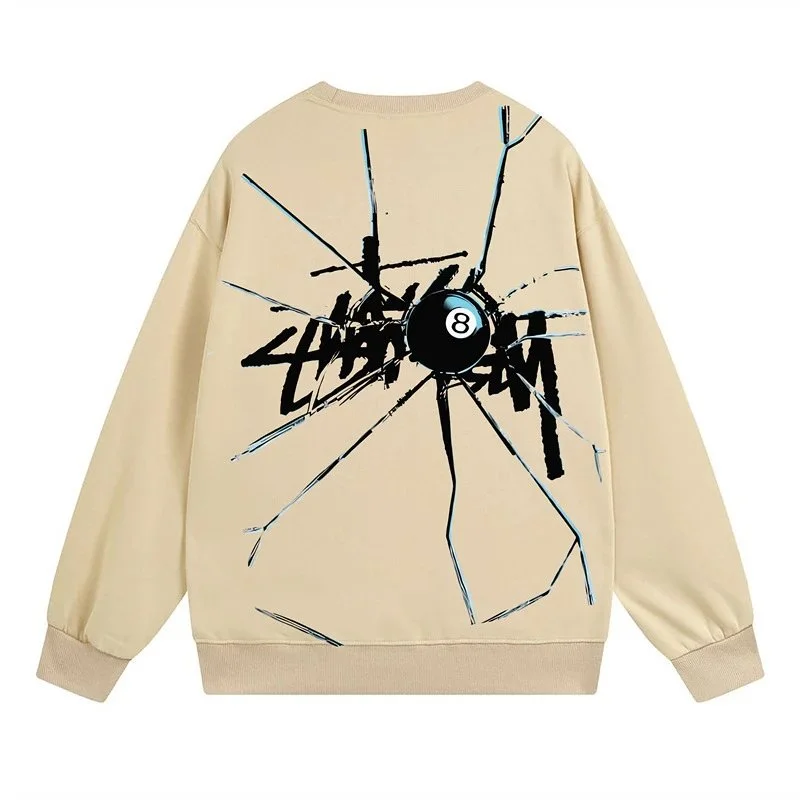 Stussy Stussy 8 Ball Apricot Beige Sweatshirt Beige