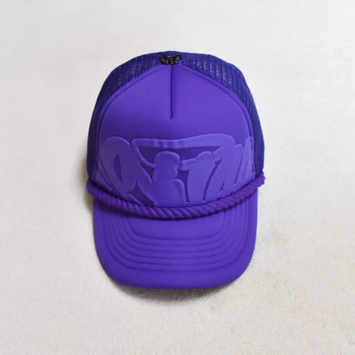 Other Trucker Hat with Rope Detail in Sponge Rope Purple Purple - 1