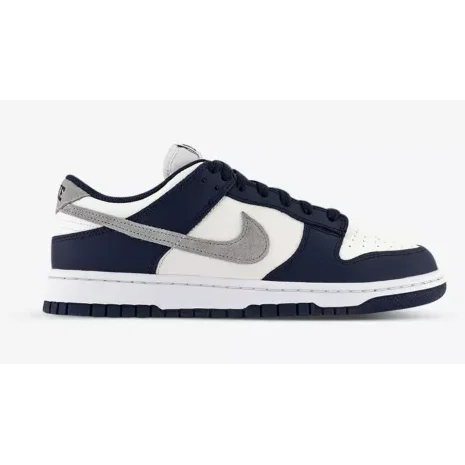 Nike Nike Dunk Low Navy/White/Grey Sneaker Navy
