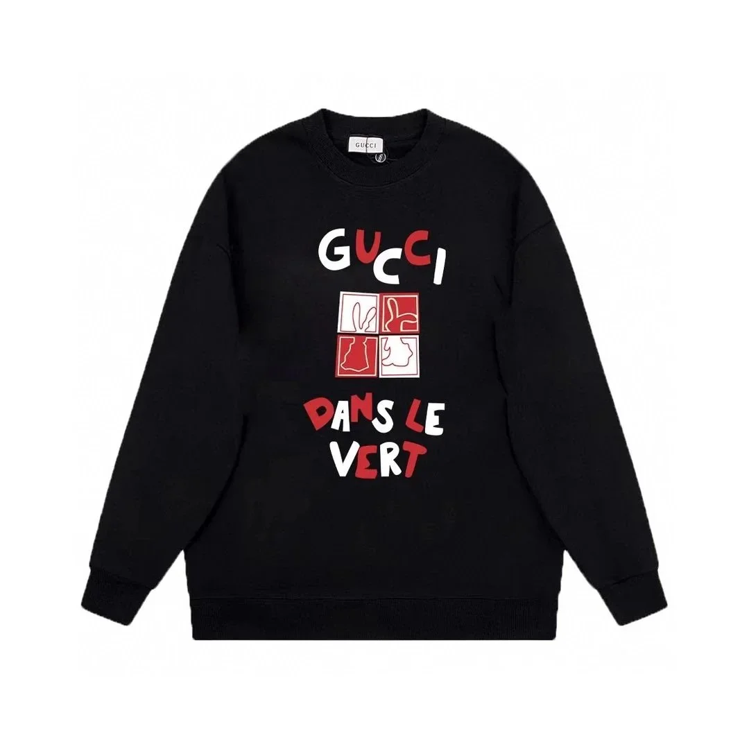 Gucci Gucci Dans Le Vert Black Sweatshirt Black