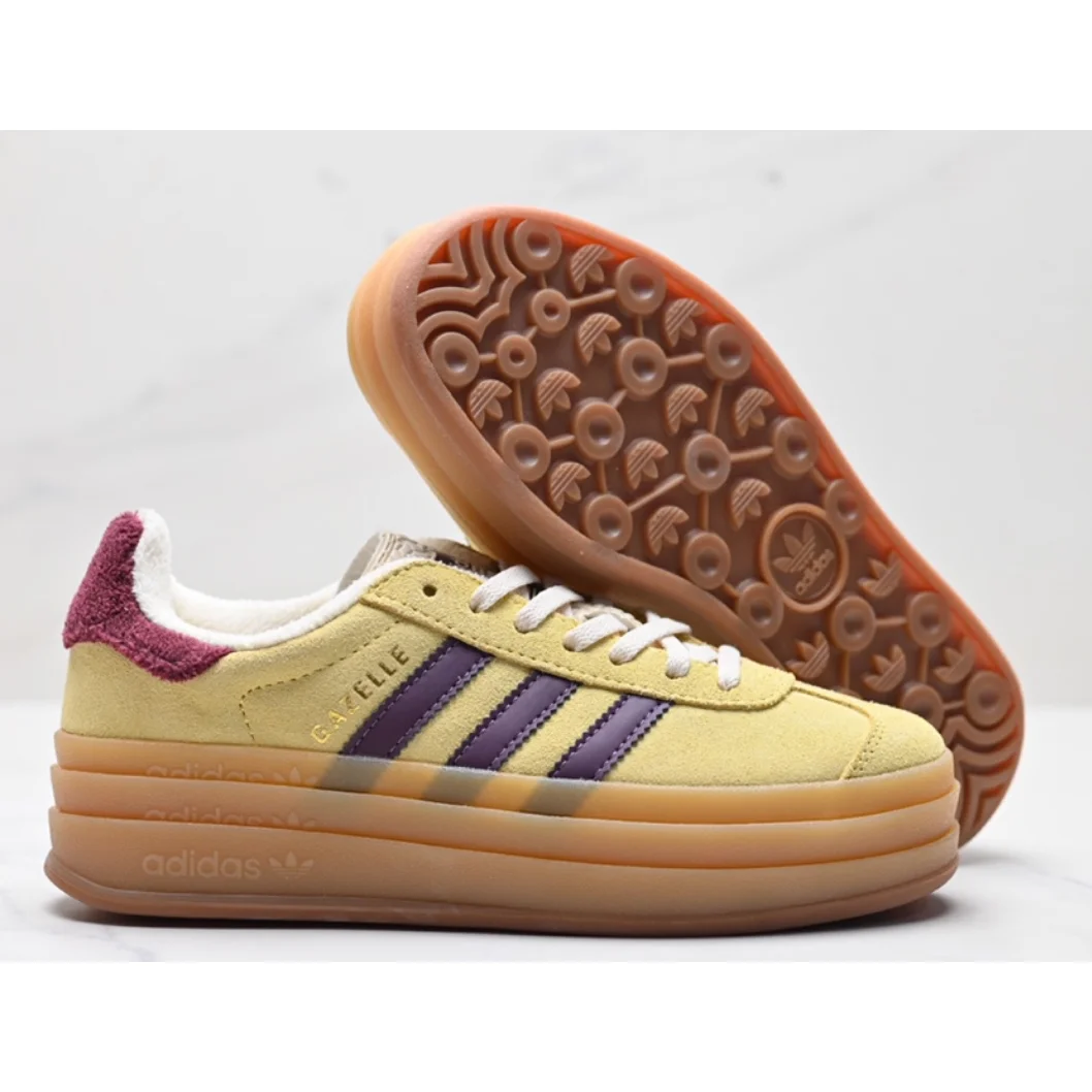 Adidas Adidas Gazelle Yellow/Purple Sneakers Yellow