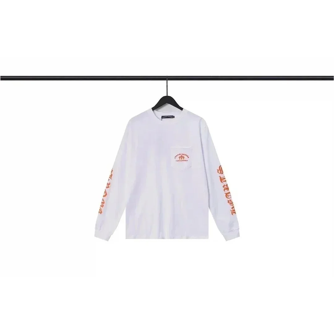 Other White Stussy Long Sleeve T-Shirt with Orange Print White - 1