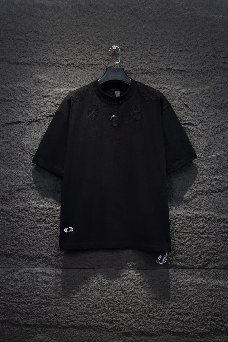 Chrome Hearts Chrome Hearts CH Cross Oversized Black T-Shirt Black - 1