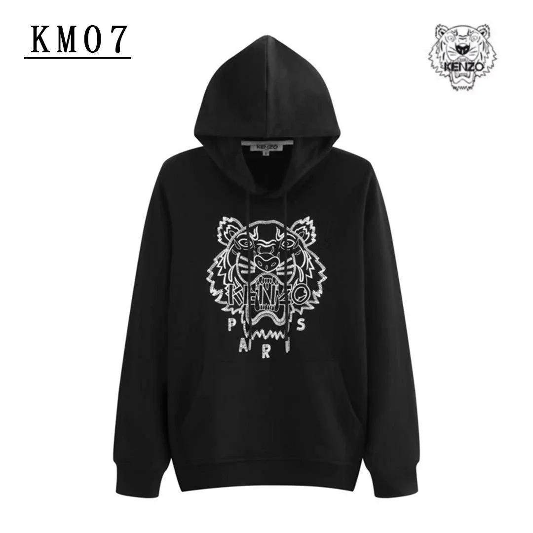 Kenzo Kenzo KM07 Black Tiger Hoodie Black - 1