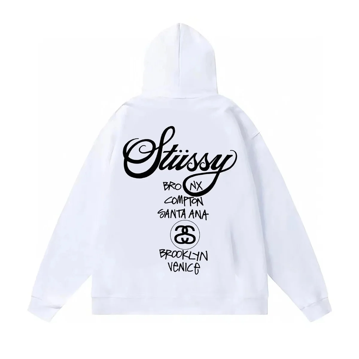 Stussy Stüssy White Brooklyn Venice Hoodie White - 1