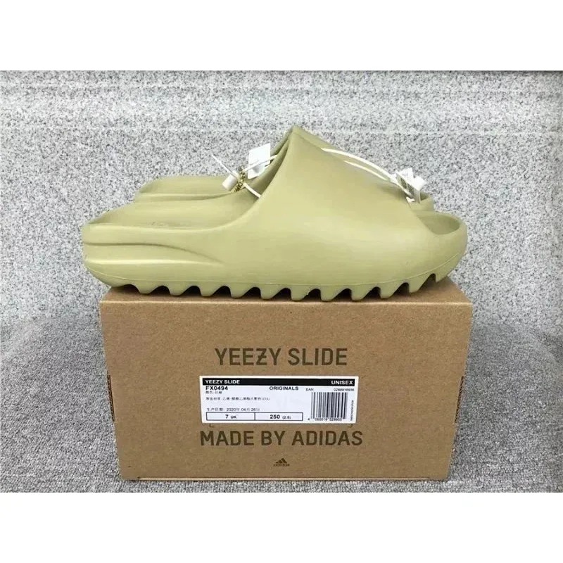 Adidas Adidas Yeezy Slide Bean Green Sandals Green - 1