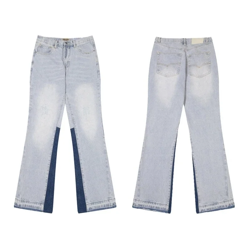 Other Light Blue Flared Side Panel Jeans Blue - 1