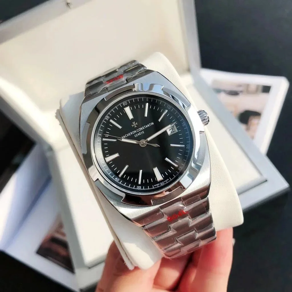 Vacheron Constantin Vacheron Constantin Malte Black Silver Watch Black - 1