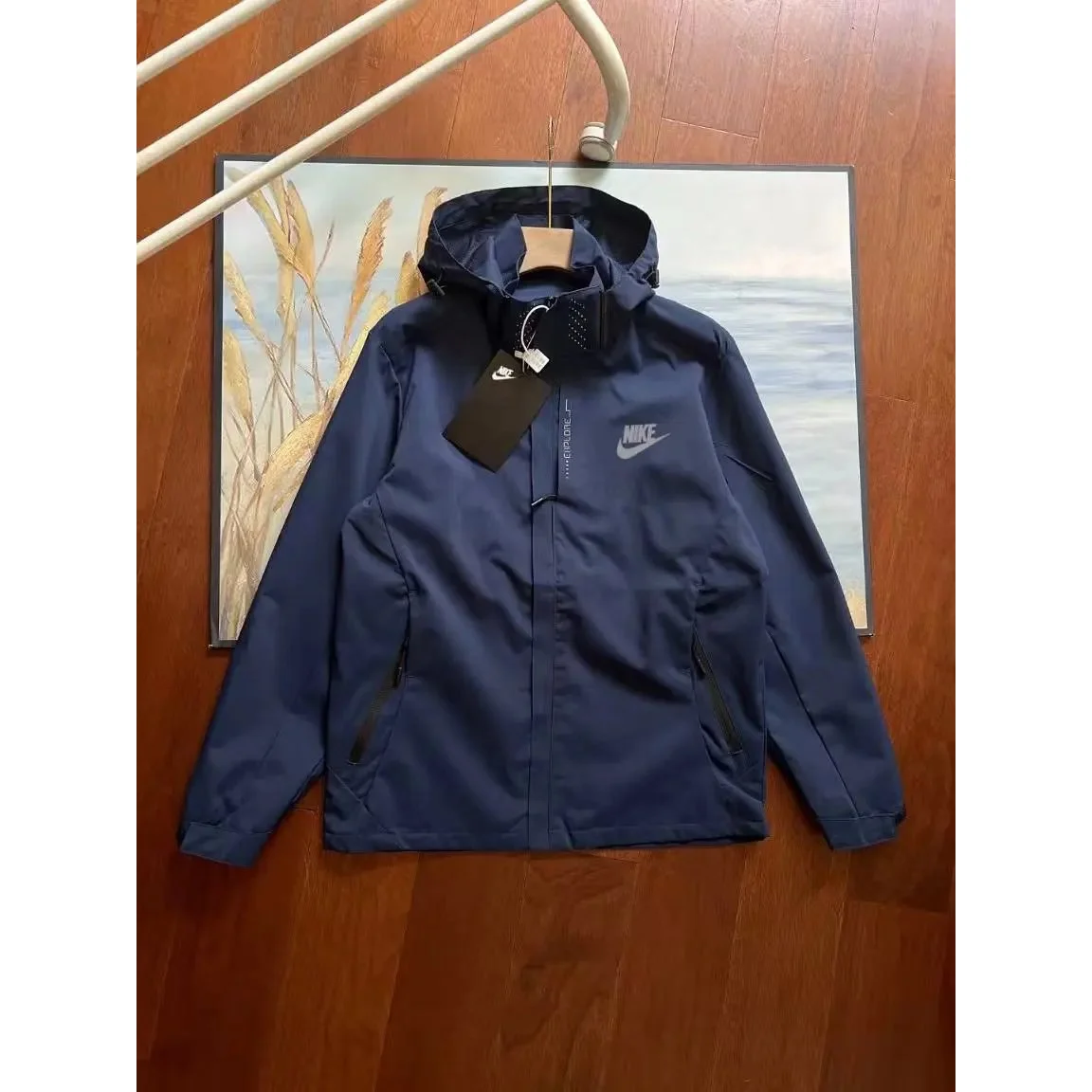 Nike Nike Navy Rain Jacket Navy