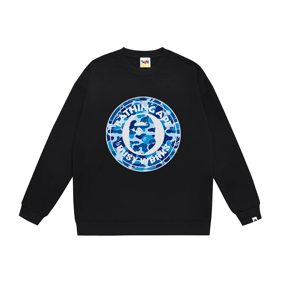 A Bathing Ape A Bathing Ape BAPE STA Black Blue Camo Sweatshirt Black - 1