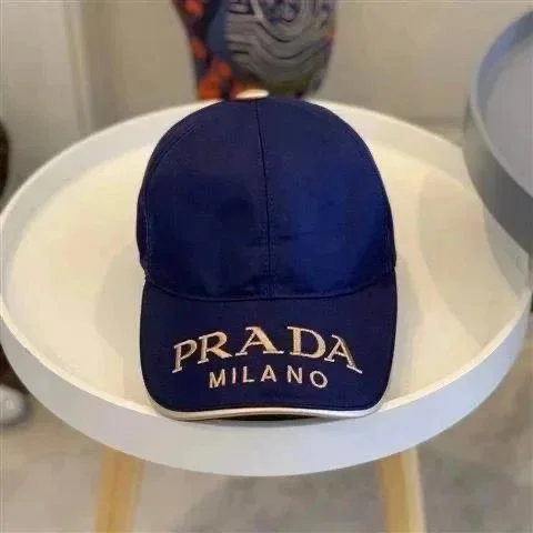 Prada Prada Navy 'Prada Milano' Cap Navy