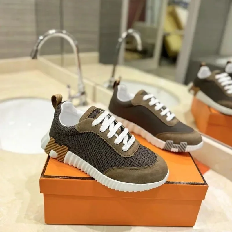 Hermès Hermès Runner Brown/White Sneakers Brown