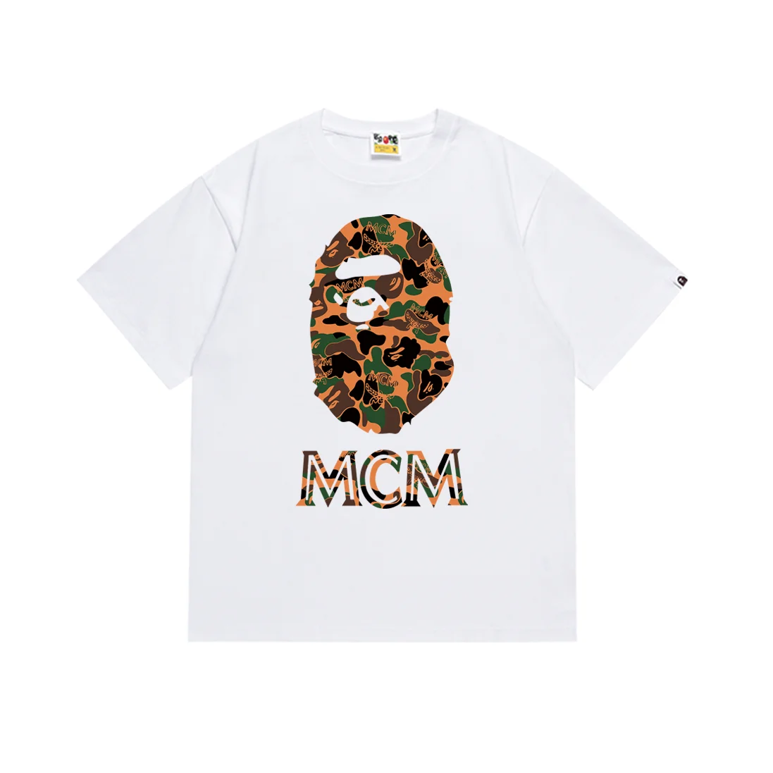 A Bathing Ape A Bathing Ape BAPE STA MCM White T-Shirt White - 1