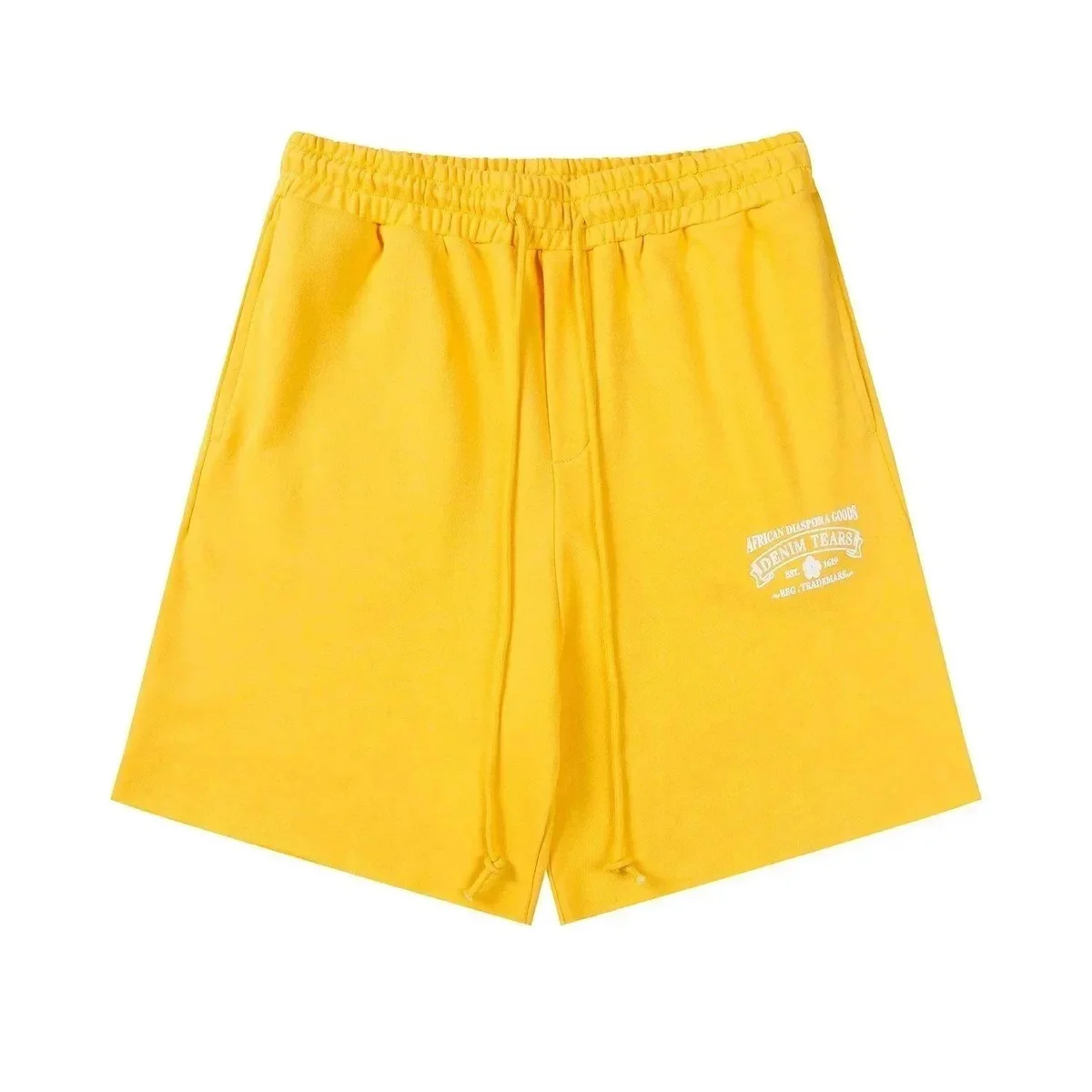 Other Unisex Yellow Denim Tears Shorts Yellow - 1