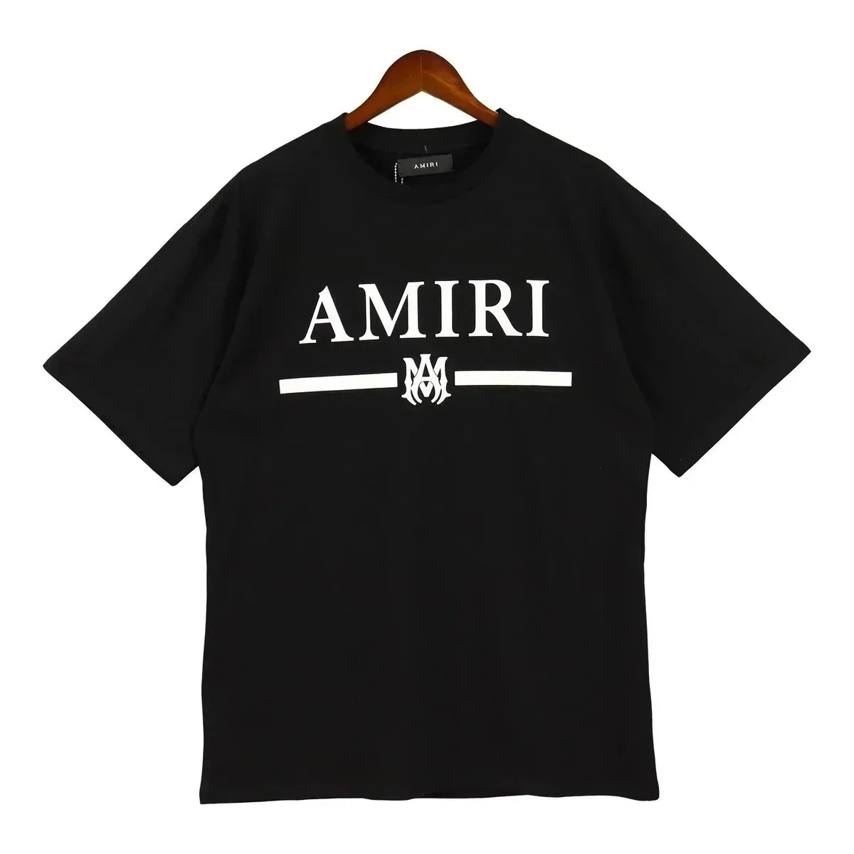 Amiri Amiri AMRI Logo Black T-Shirt Black - 1