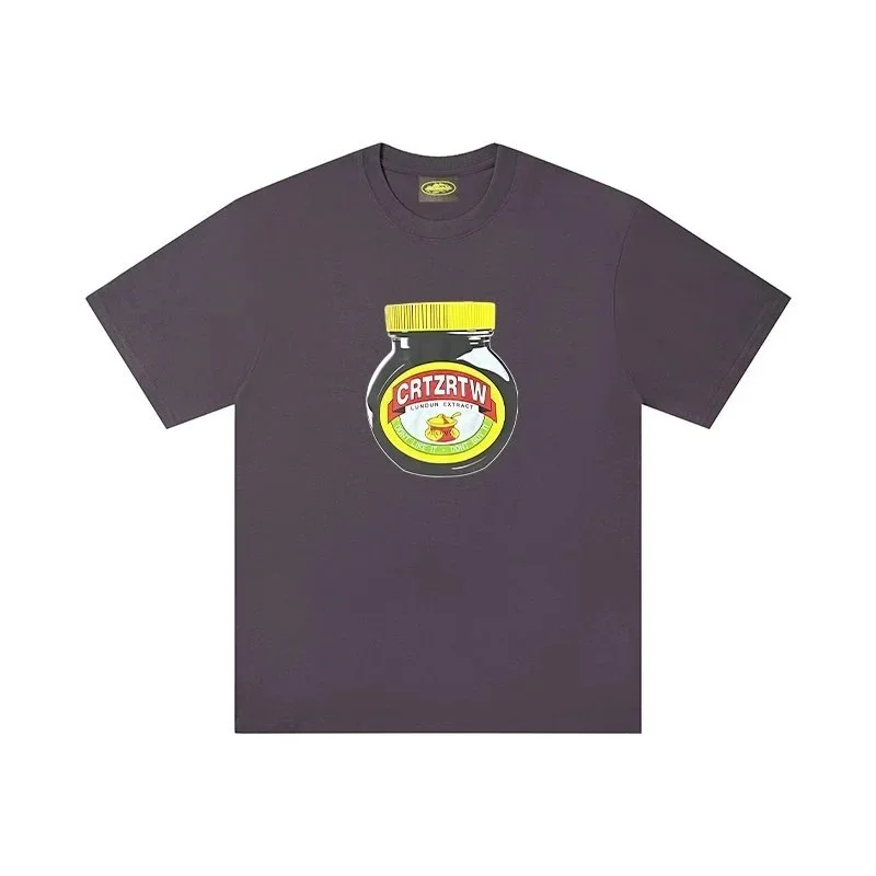 Other Unisex Crtzrtw Graphic T-Shirt Dark Purple Purple - 1