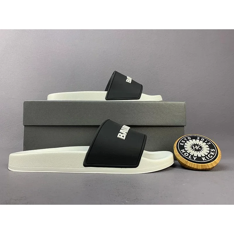 Balenciaga Balenciaga Holy Kicks Slide Sandals Black/White Black - 1