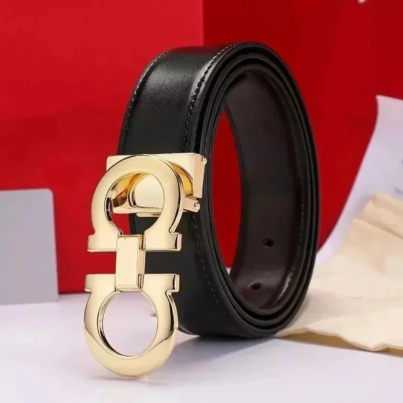 Gucci Gucci Interlocking G Black/Gold Belt Black
