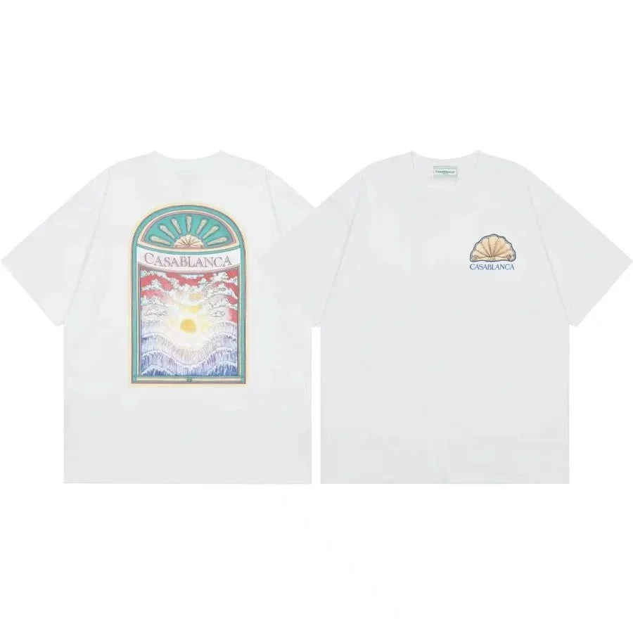 Casablanca Casablanca Beach Graphic T-Shirt White White