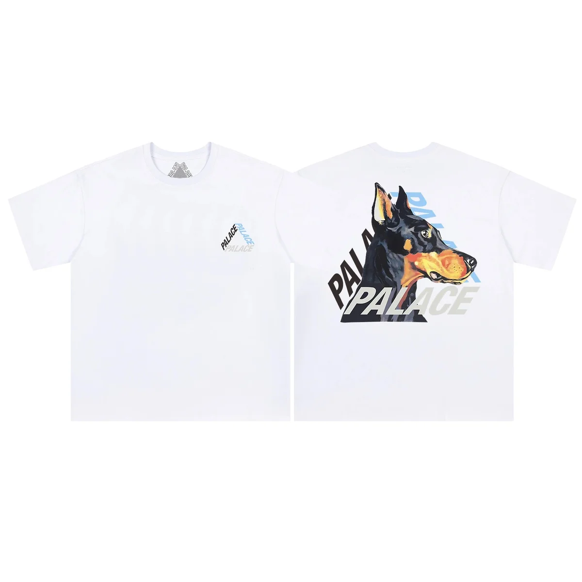 Palace Palace Doberman Graphic T-Shirt White White - 1