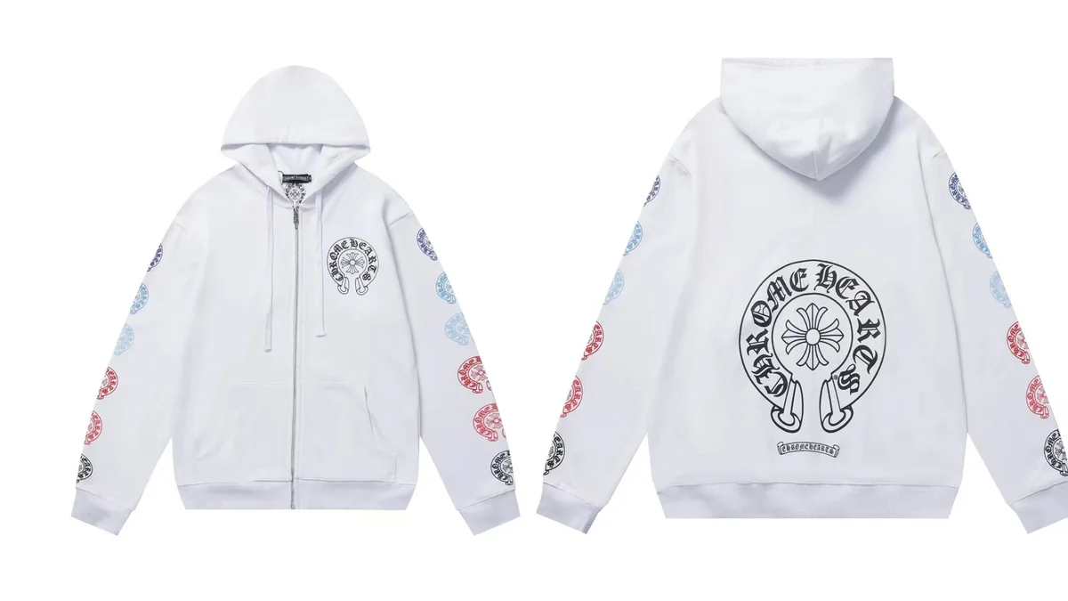 Chrome Hearts Chrome Hearts CH White Zip-Up Hoodie White - 1