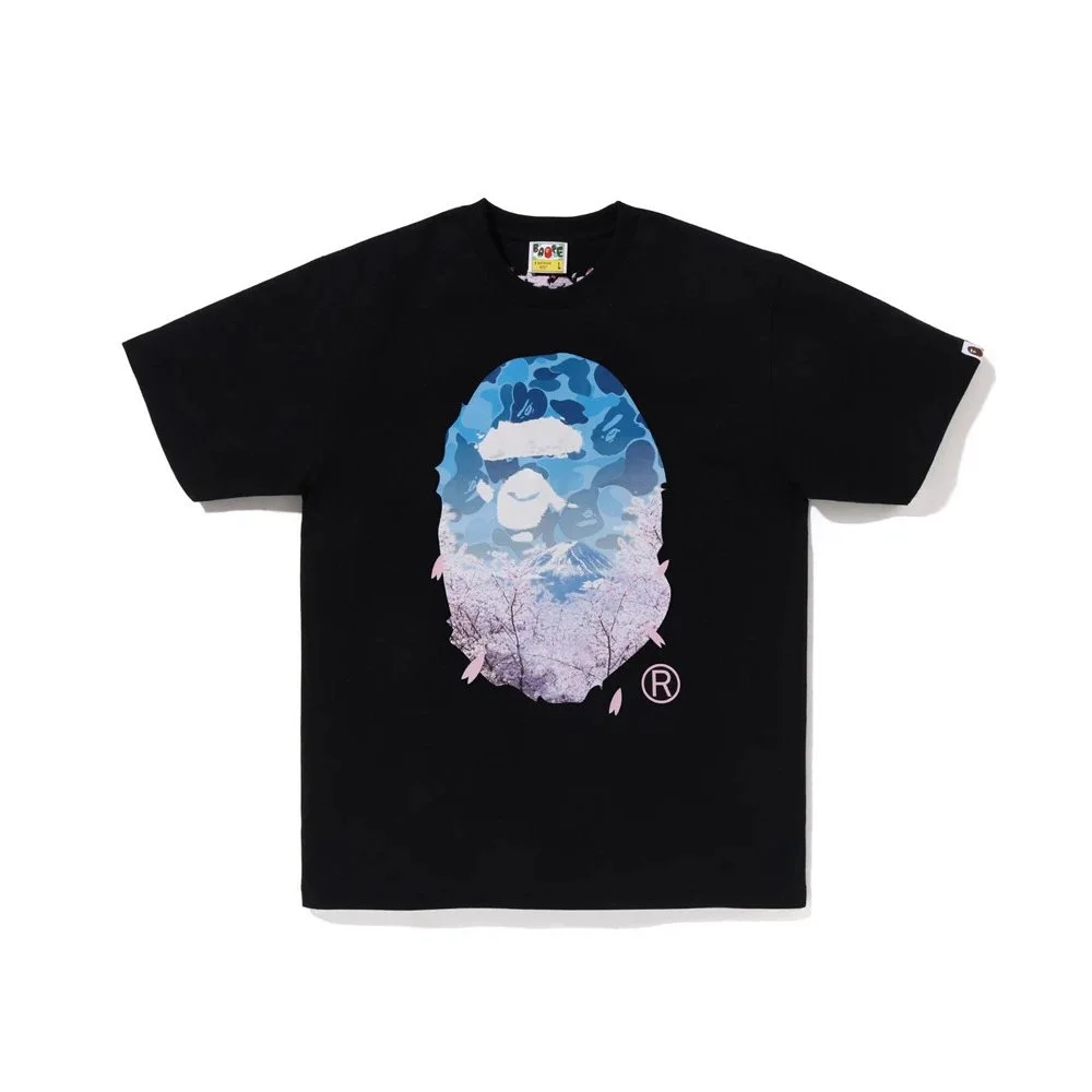 A Bathing Ape BAPE BAPE STA Black Cherry Blossom T-Shirt Black - 1