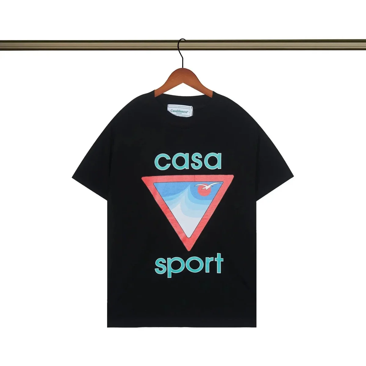 Casablanca Casa Blanca Casa Sport Black T-Shirt Black - 1