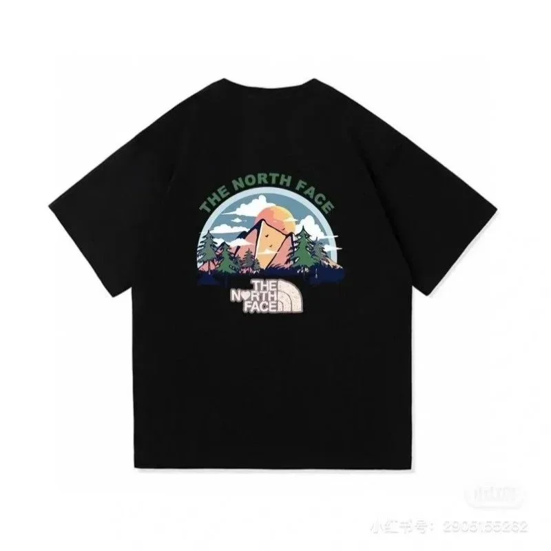 The North Face The North Face Nuptse Black Graphic T-Shirt Black - 1