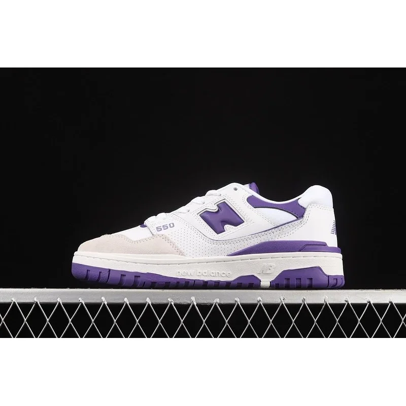 New Balance New Balance 550 White/Purple Sneakers Purple - 1