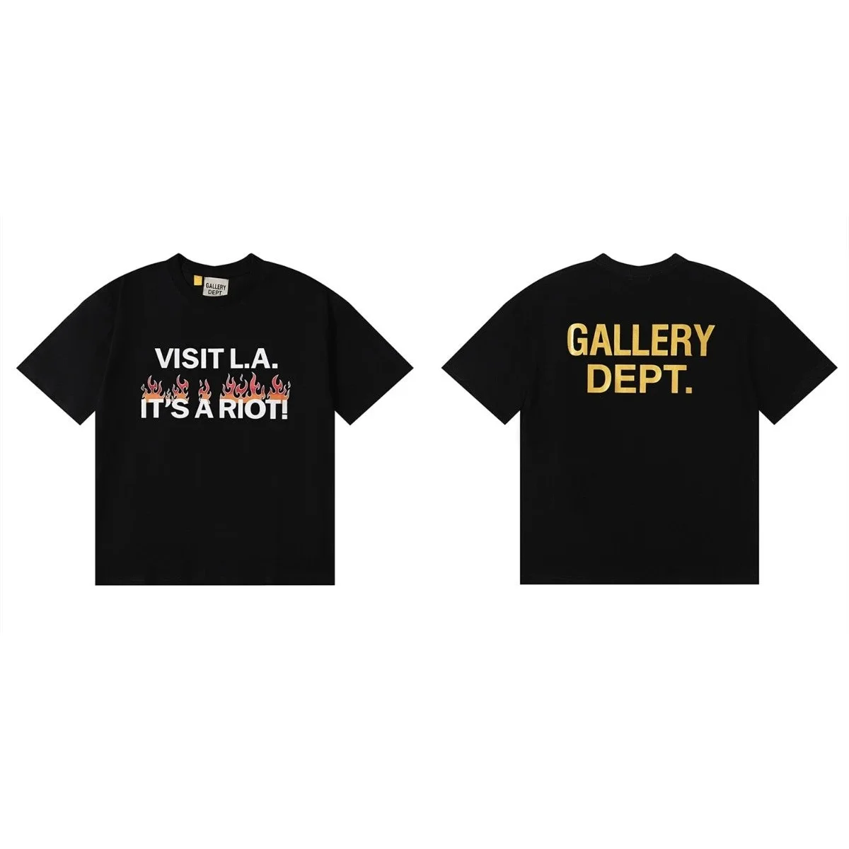 Gallery Dept. Gallery Dept. Visit L.A. Riot Black T-Shirt Black - 1