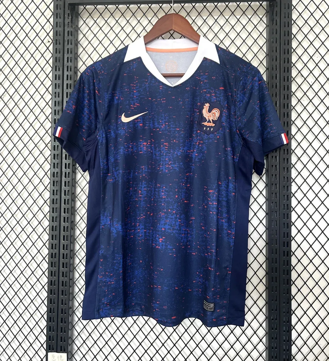 Nike Nike 25-26法国主 Jersey Football Shirt Navy - 1