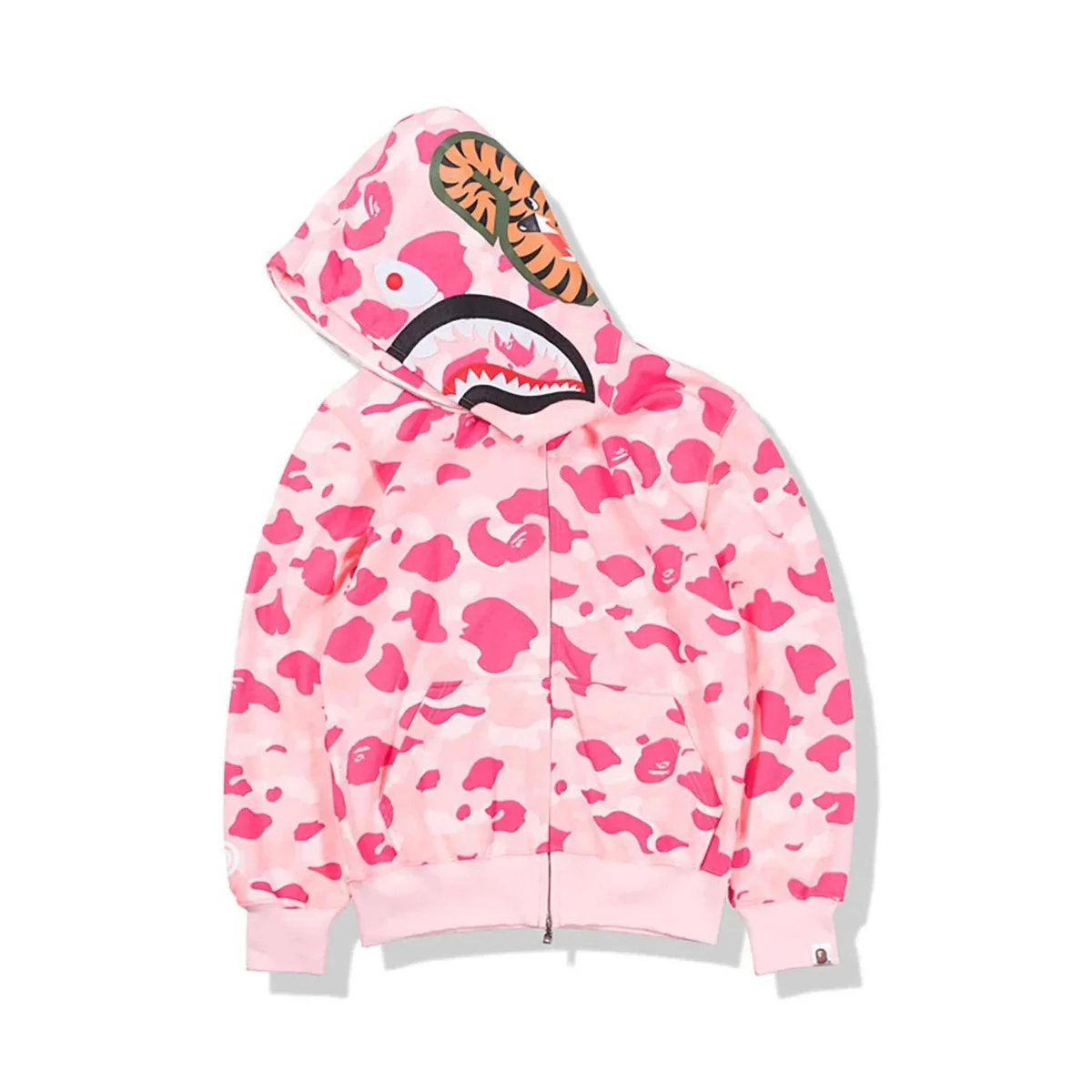 A Bathing Ape A Bathing Ape BAPE STA ABC Camo Pink Hoodie Pink - 1